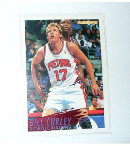 CARTE  NBA BASKET BALL 1995  PLAYER CARDS BILL CURLEY (278)