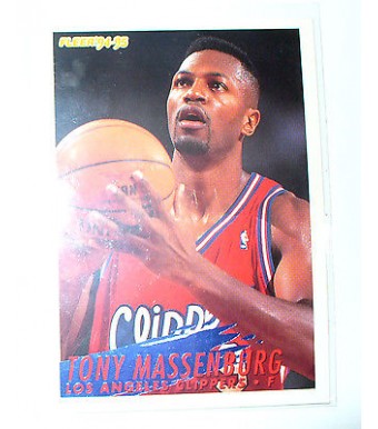 CARTE  NBA BASKET BALL 1995  PLAYER CARDS TONY MASSENBURG (299)