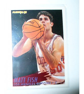CARTE  NBA BASKET BALL 1995  PLAYER CARDS MATT FISH (298)