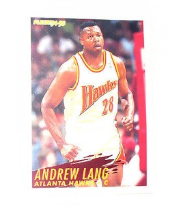 CARTE  NBA BASKET BALL 1995  PLAYER CARDS ANDREW LANG (06)