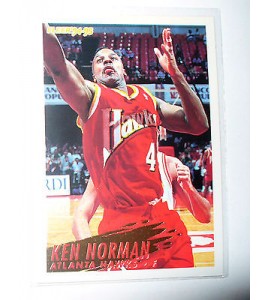 CARTE  NBA BASKET BALL 1995  PLAYER CARDS KEN NORMAN (08)