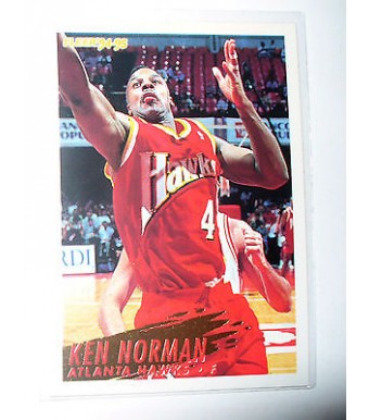 CARTE  NBA BASKET BALL 1995  PLAYER CARDS KEN NORMAN (08)