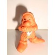 ESSO - FIGURINE GLUPS -1970- BLANCHE NEIGE ET LES 7 NAINS GRINCHEUX ORANGE (3cm)