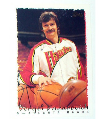 CARTE NBA BASKET BALL 1995 PLAYER CARDS SERGEI BAZAREVICH (233)
