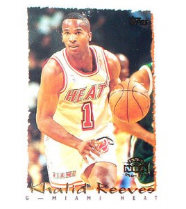 CARTE NBA BASKET BALL 1995 PLAYER CARDS KHALID REEVES (291)