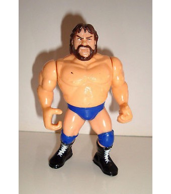 FIGURINE DE CATCH HASBRO 1991 TITAN SPORTS JIM DUGAN BLUE TRUNKS (11x7cm)