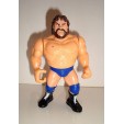 FIGURINE DE CATCH HASBRO 1991 TITAN SPORTS JIM DUGAN BLUE TRUNKS (11x7cm)
