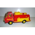 ANCIEN VEHICULE TONKA  CAMION DE POMPIER N TOLE FIRE (14x5cm)