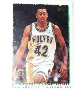 CARTE NBA BASKET BALL 1995 PLAYER CARDS DONYELL MARSHALL (381)