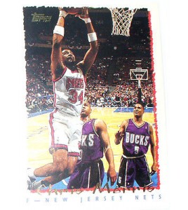 CARTE NBA BASKET BALL 1995 PLAYER CARDS CHRIS MORRIS (394)