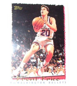 CARTE NBA BASKET BALL 1995 PLAYER CARDS BRENT PRICE (387)
