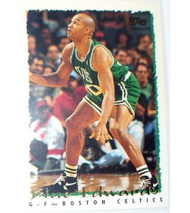 CARTE NBA BASKET BALL 1995 PLAYER CARDS BLUE EDWARDS (390)