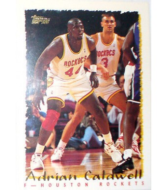 CARTE NBA BASKET BALL 1995 PLAYER CARDS ADRIAN CALDWELL (391)