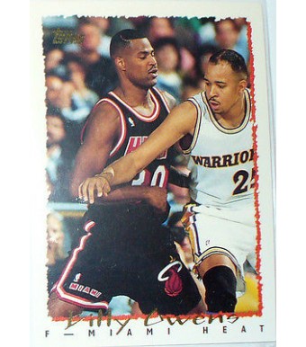 CARTE NBA BASKET BALL 1995 PLAYER CARDS BILLY OWENS (330)