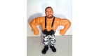 FIGURINE VINTAGE 90'S CATCH WWF HASBRO 1991 - THE BUSHWHACKERS LUKE (11x9cm)
