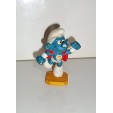 FIGURINE SCHTROUMPF SMURF PITUFO PUFFI - SUPERMAN PEYO (6x5cm)