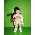 FIGURINE AIRGAM BOYS airgamboys FAR WEST INDIEN AVEC TOMAHAWK   (10x4cm)