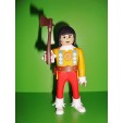 FIGURINE AIRGAM BOYS airgamboys FAR WEST INDIEN AVEC HACHE TOMAHAWK (10x4cm)