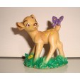 FIGURINE WALT DISNEY - BAMBI FAN BULLYLAND  (5x5cm)