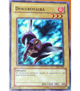CARTE YU-GI-OH! DOKUROYAIBA -SDP-F099    