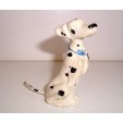 RARE FIGURINE VINTAGE JIM - WALT DISNEY LES 101 DALMATIENS PERDITA (6x5,5cm)