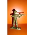 FIGURINE EN PLASTIQUE ANNEE 70-80 SOLDAT MILITAIRE AVEC FUSIL (6x5cm)