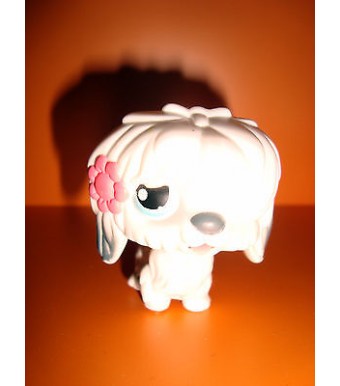 A2  FIGURINE PETSHOP LITTLEST PET SHOP - CHIEN QUI TIRE LA LANGUE DOG PERO