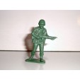 FIGURINE EN PLASTIQUE MONOCHROME SOLDAT ANNEE 70-80 U.S N°56 (5x3cm)