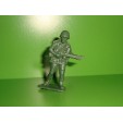 FIGURINE EN PLASTIQUE MONOCHROME SOLDAT U.S  ANNEE 70-80 N°87 (4x3cm)