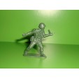 FIGURINE EN PLASTIQUE MONOCHROME SOLDAT U.S  ANNEE 70-80 N°89 (5x4cm)