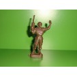 FIGURINE EN PLASTIQUE MONOCHROME SOLDAT U.S  ANNEE 70-80 N°98 (7x3cm)