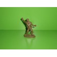 FIGURINE EN PLASTIQUE MONOCHROME SOLDAT U.S  ANNEE 70-80 N°96 (6x5cm)