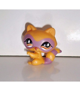 A1 FIGURINE PETSHOP LITTLEST PET SHOP RATON LAVEUR MARRON VIOLET