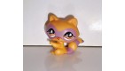 A1 FIGURINE PETSHOP LITTLEST PET SHOP RATON LAVEUR MARRON VIOLET