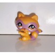 A1 FIGURINE PETSHOP LITTLEST PET SHOP RATON LAVEUR MARRON VIOLET