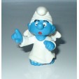 FIGURINE  DES SCHTROUMPFS " ANGE GARDIEN "  PEYO 1984