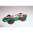 ANCIEN VEHICULE TOLE VERTE COURSE TOYS MADE IN JAPAN (4x1,5cm)
