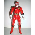 FIGURINE SENTEI POWER RANGER ARTICULEE FORCE ROUGE BANDAI 2001 ARTICULE (14x6cm)