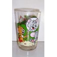 ANCIEN VERRE DE COLLECTION - TOM & JERRY 3.LE BALLON 1989