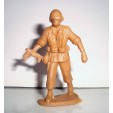 ANCIENNE FIGURINE EN PLASTIQUE MONOCHROME SOLDAT ANNEE 70-80 N°12 (6x4cm)