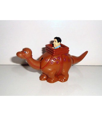 FIGURINE MOBILE THE FLINTSONES SUR DINOSAURE HANNA BARBERRA  (6x10cm)