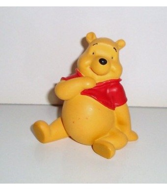 TRES JOLIE FIGURINE WALT DISNEY - WINNIE L'OURSON EN RESINE (6x5cm)