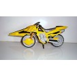 MOTO SENTEI POWER RANGERS FORCE JAUNE BANDAI 2005 (10x23cm)