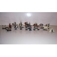 ENSEMBLE SOLDAT MINIATURE CAVALERIE SUDISTE GUERRE DE SECESSION 1863 19 PIECES  