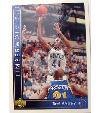 CARTE  NBA BASKET BALL 1994  PLAYER CARDS THURL BAILEY (144)