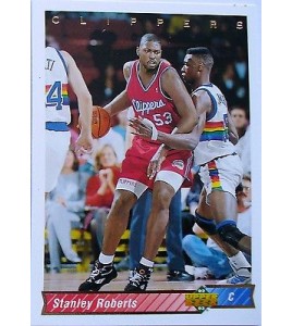 CARTE  NBA BASKET BALL 1993  PLAYER CARDS STANLEY ROBERTS (184)