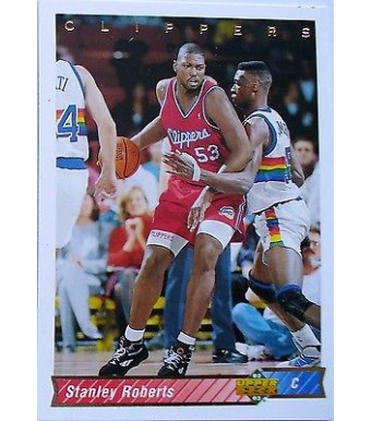 CARTE  NBA BASKET BALL 1993  PLAYER CARDS STANLEY ROBERTS (184)