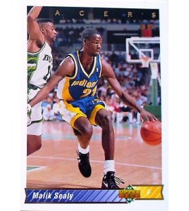 CARTE  NBA BASKET BALL 1993  PLAYER CARDS MALIK SEALY (177)