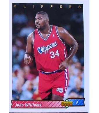 CARTE  NBA BASKET BALL 1993  PLAYER CARDS JOHN WILLIAMS (186)