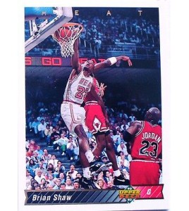 CARTE  NBA BASKET BALL 1993  PLAYER CARDS BRIAN SHAW (202)
